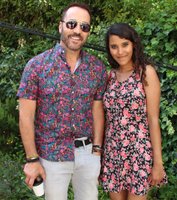 Jeremy Piven and Layla Romic, London 2017
