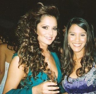 Layla Romic and Cheryl Cole