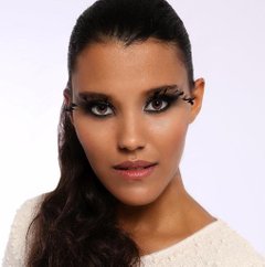 Layla Romic, model, beauty shot 2015  Makeup Charlotte Tilbury