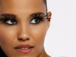 Layla Romic, model, beauty shot 2015, Makeup Charlotte Tilbury